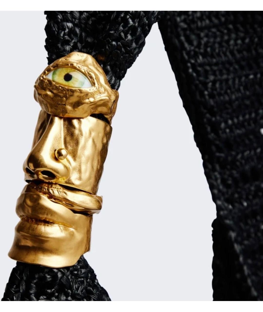 SCHIAPARELLI Черная кожаная сумка через плечо, фото 5