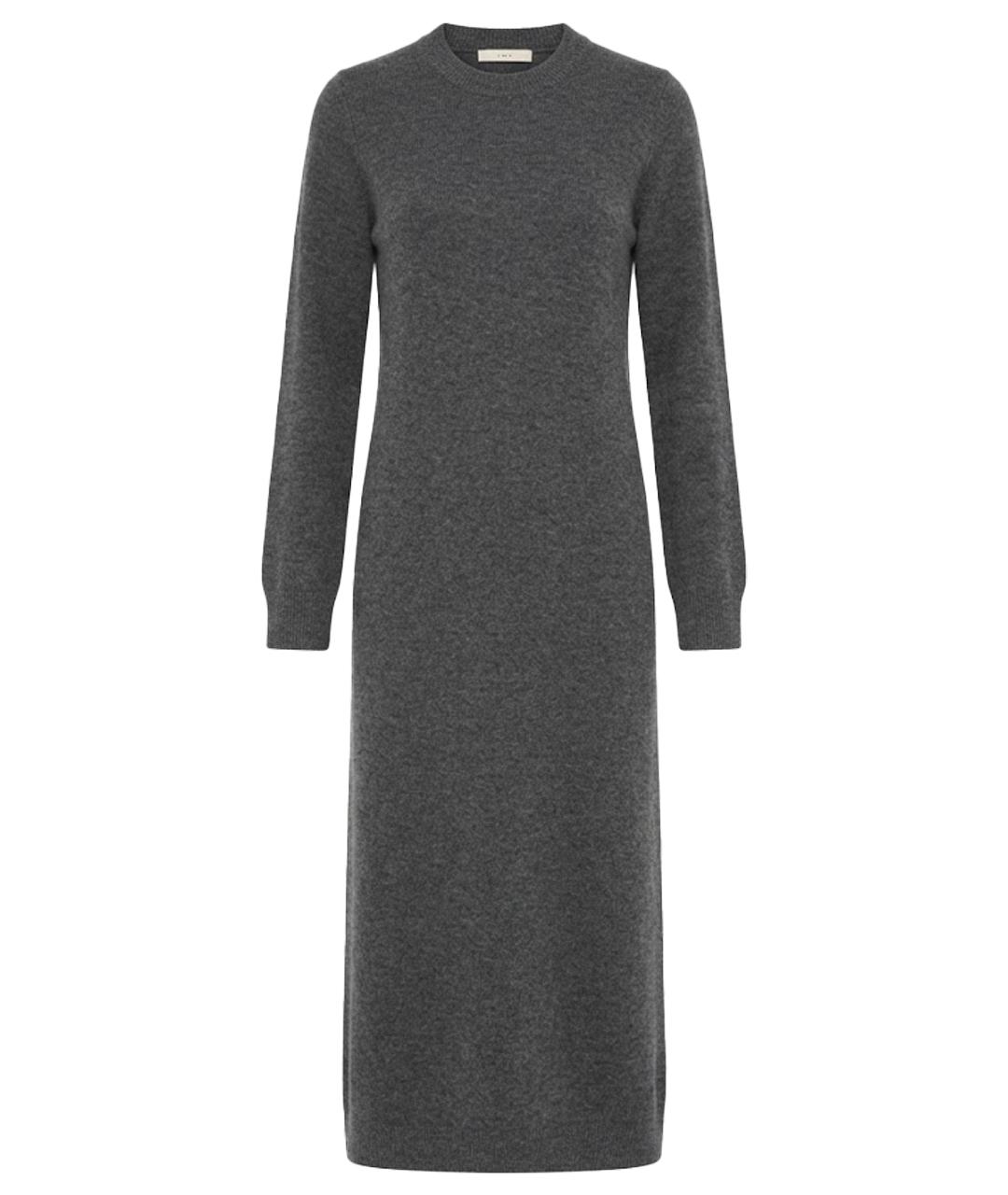 CELINE Серое шерстяное повседневное платье, фото 1