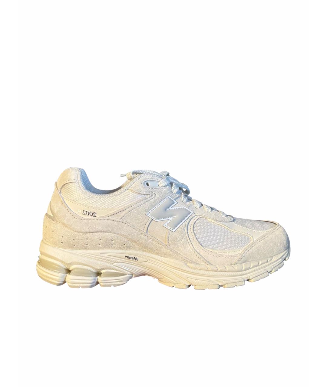 NEW BALANCE Бежевые замшевые низкие кроссовки / кеды, фото 1