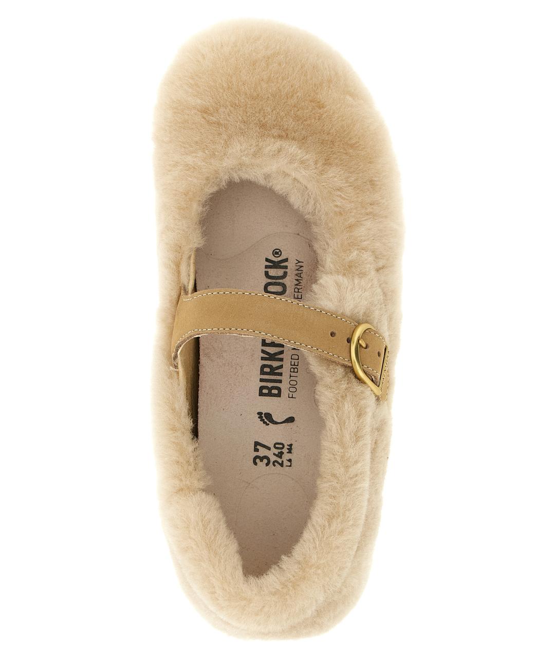 BIRKENSTOCK Бежевые балетки, фото 4