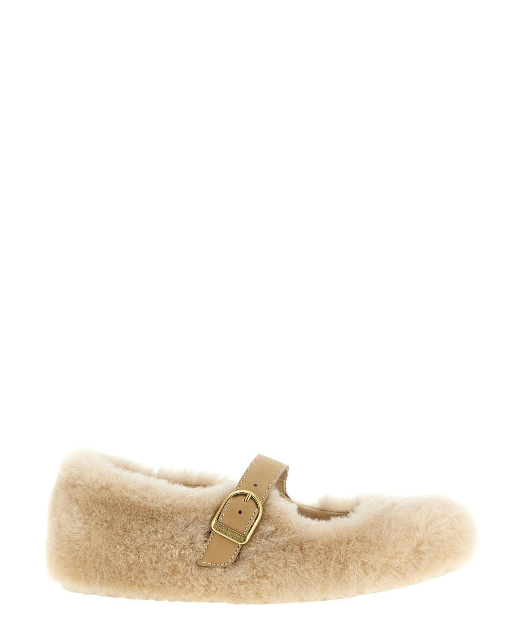 BIRKENSTOCK Бежевые балетки, фото 1