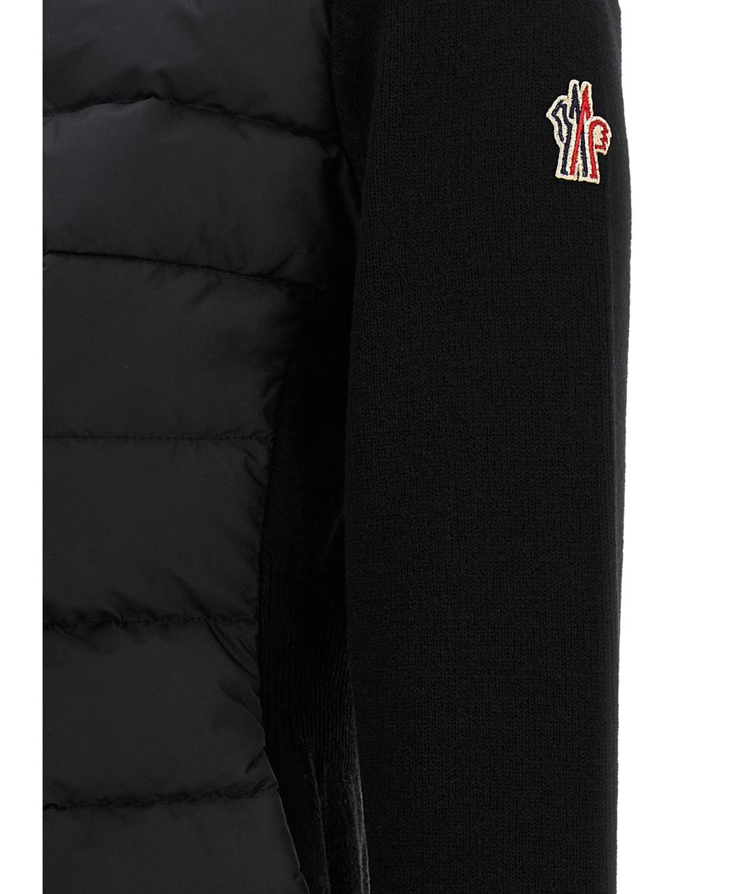 MONCLER GRENOBLE Черная полиамидовая куртка, фото 4