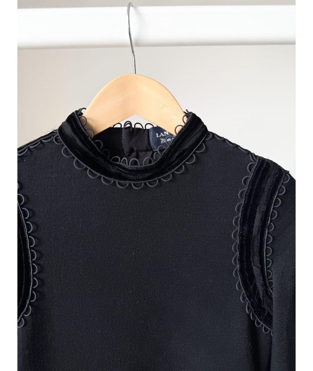 LANVIN Черное вечернее платье, фото 3