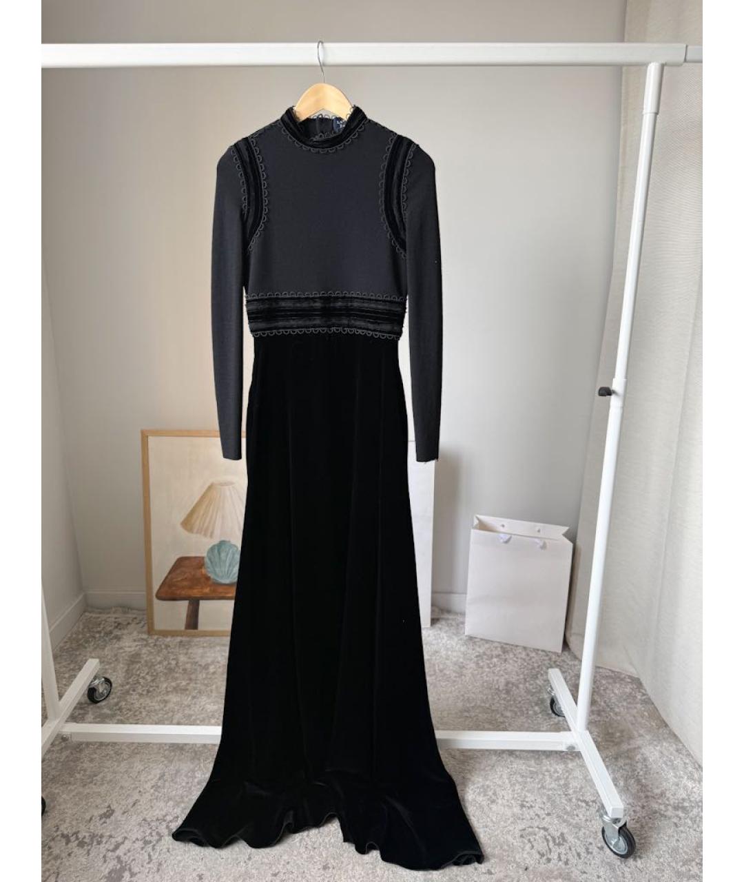 LANVIN Черное вечернее платье, фото 7