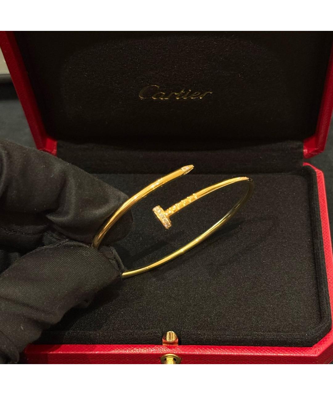 CARTIER Желтый браслет из желтого золота, фото 3