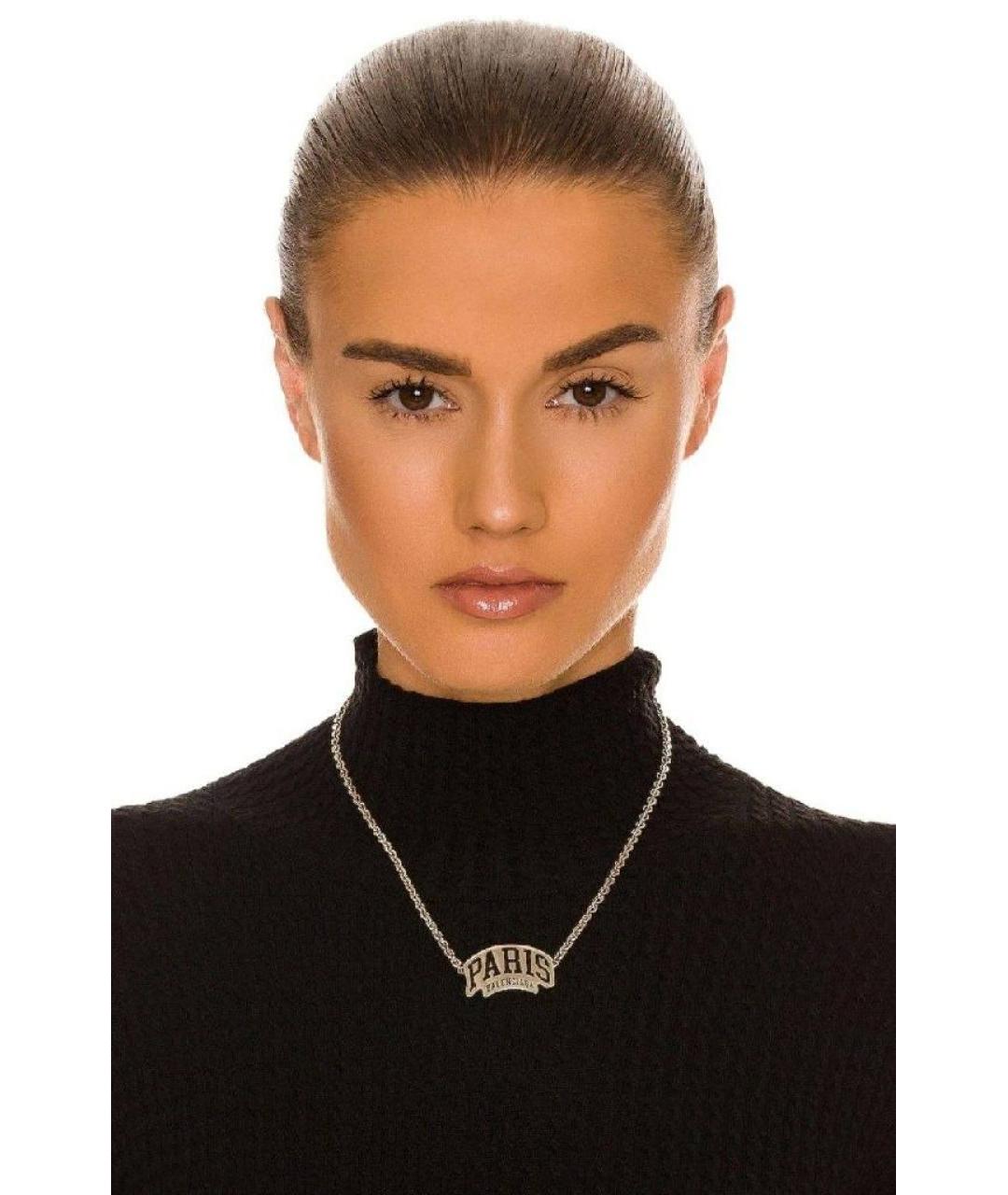 BALENCIAGA Серебряная подвеска, фото 2