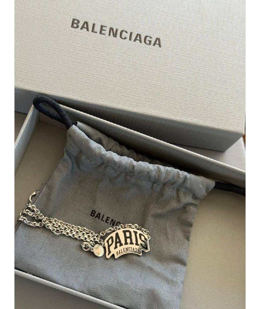BALENCIAGA Серебряная подвеска, фото 3