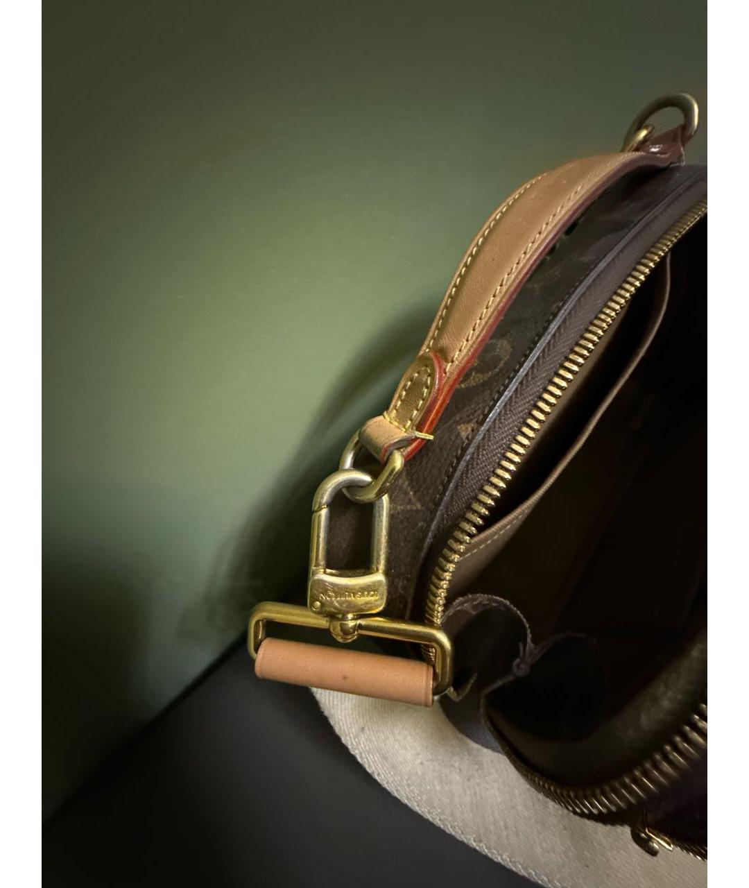 LOUIS VUITTON Коричневая сумка через плечо из канвы, фото 5