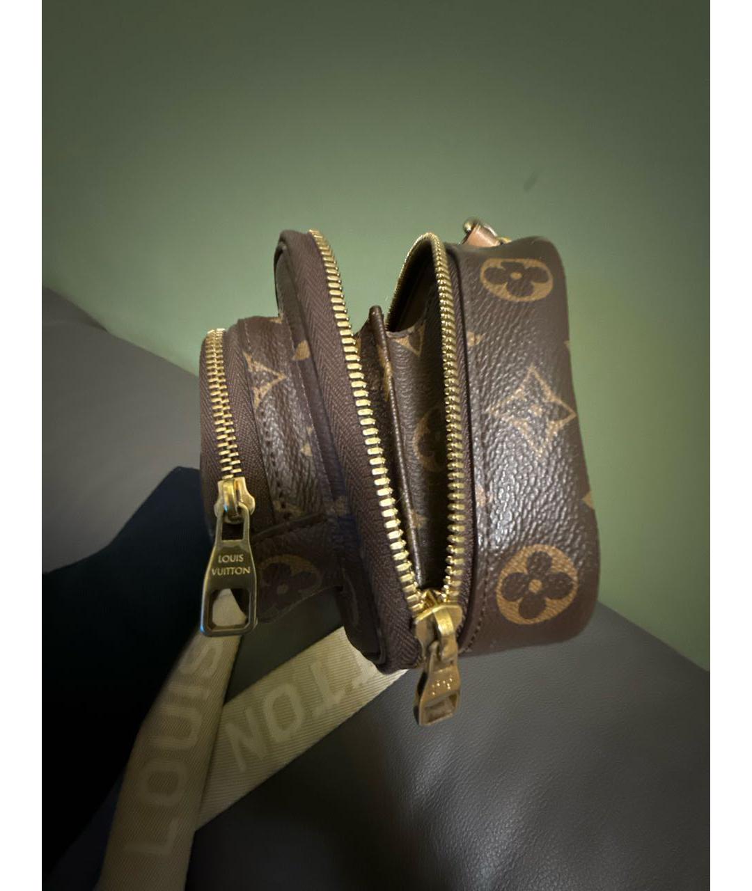 LOUIS VUITTON Коричневая сумка через плечо из канвы, фото 7