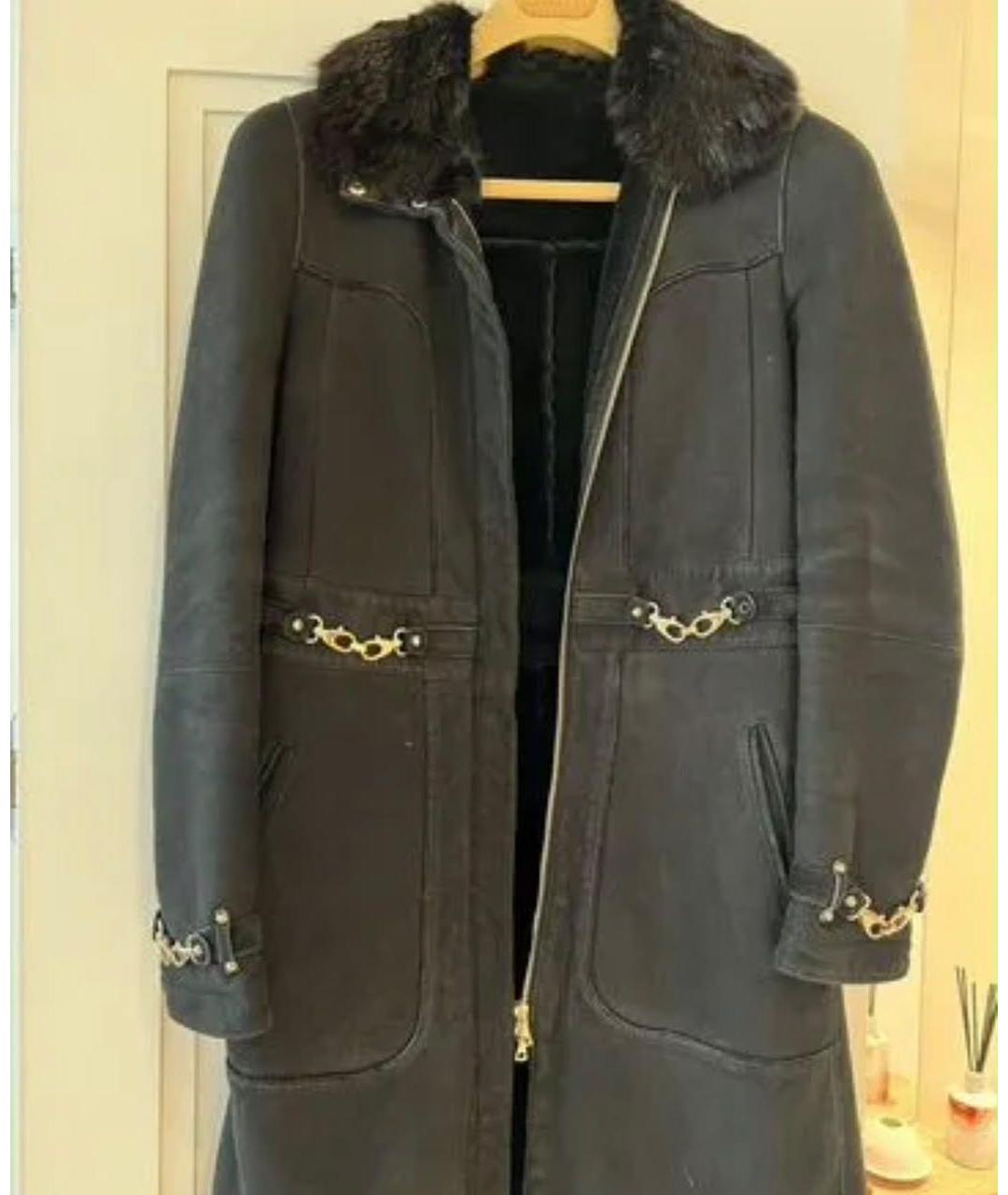 GUCCI Черная кожаная дубленка, фото 5