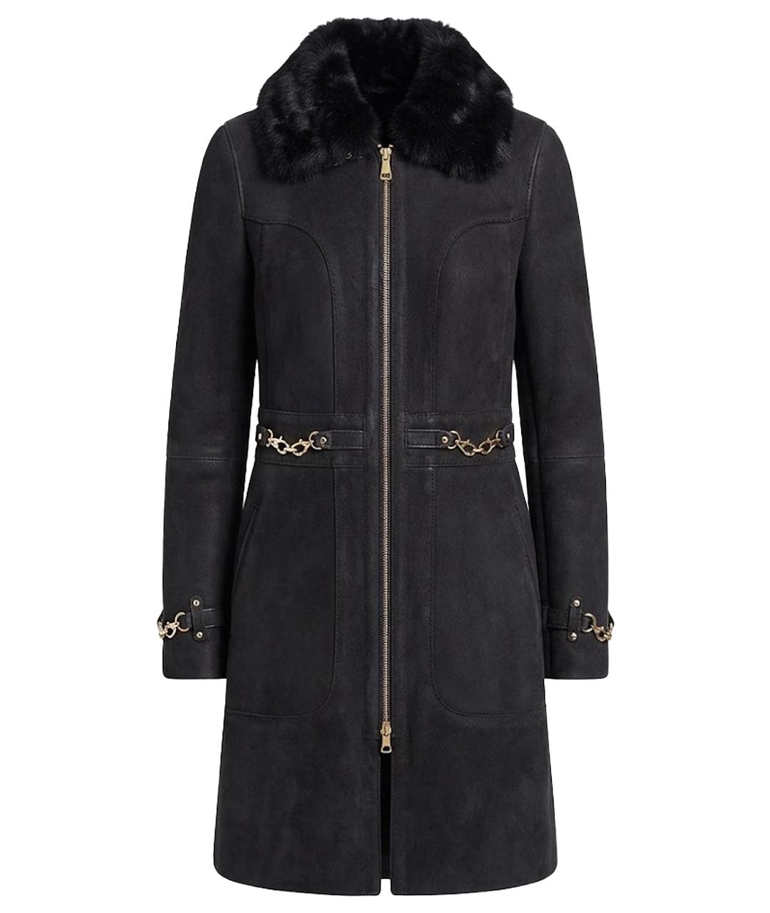 GUCCI Черная кожаная дубленка, фото 1