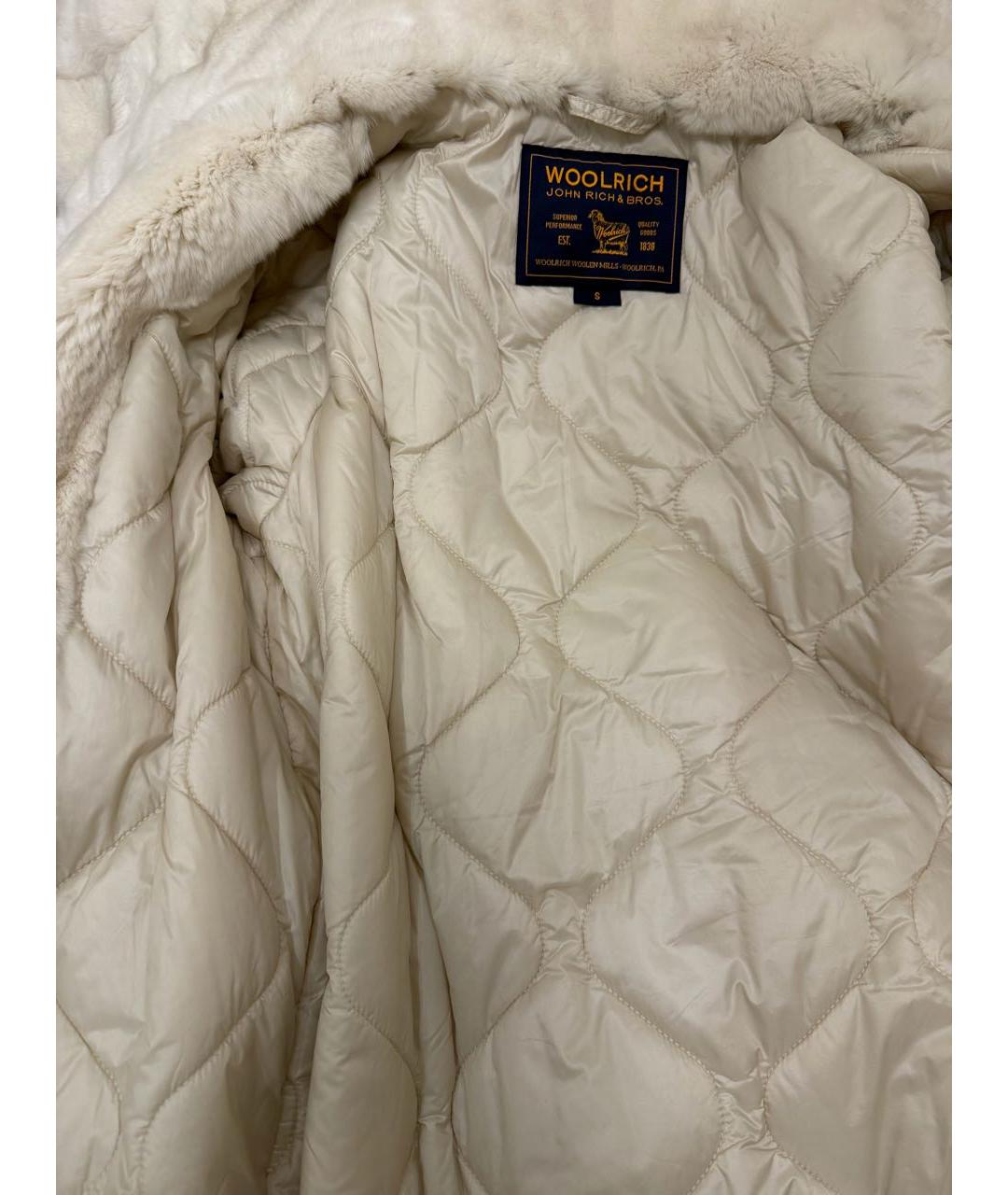 WOOLRICH Бежевая меховая куртка, фото 8