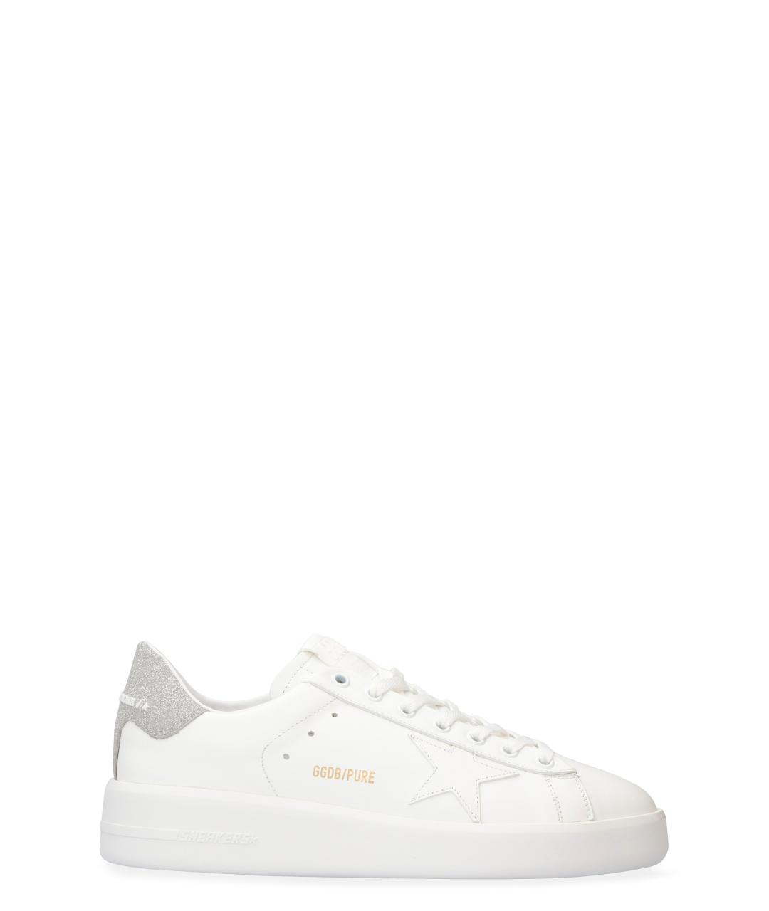 GOLDEN GOOSE Белые кожаные кеды, фото 5