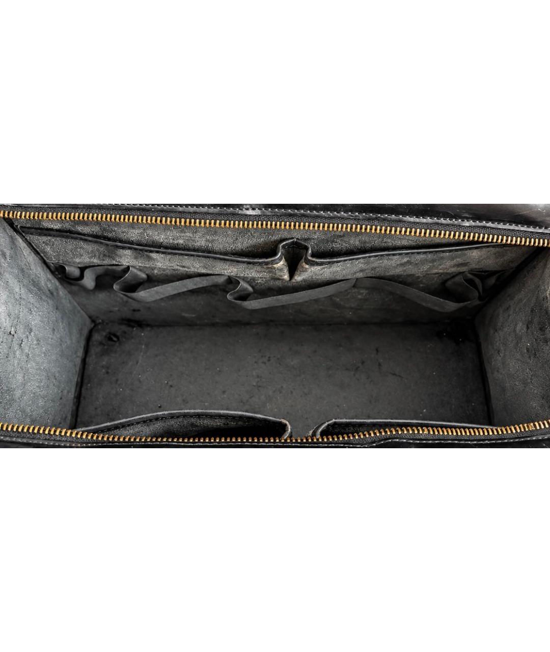 LOUIS VUITTON Черный кожаный портфель, фото 6