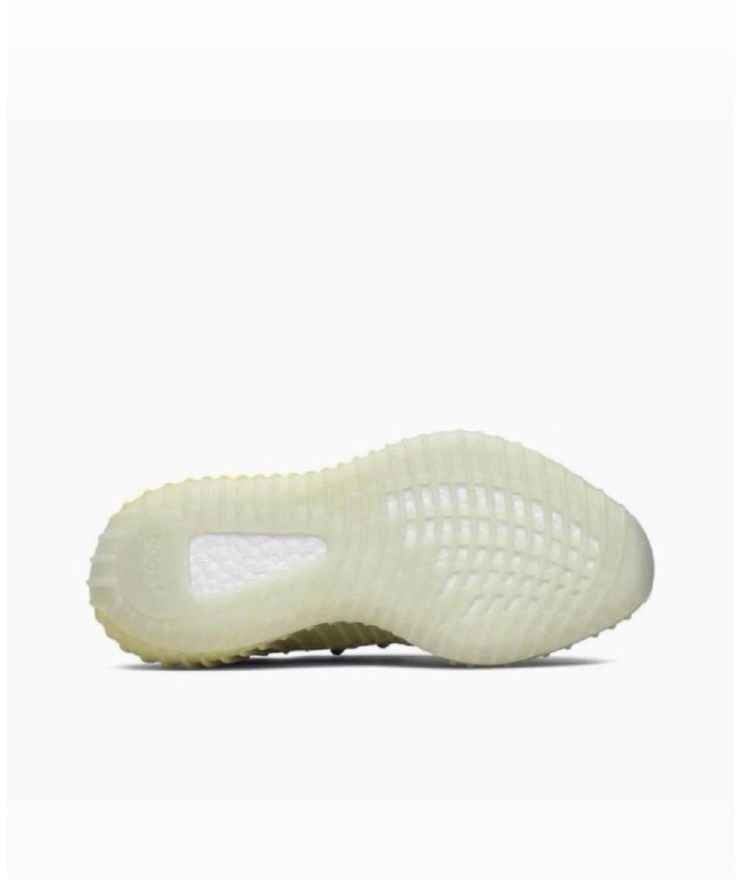 ADIDAS YEEZY Горчичные текстильные кроссовки, фото 5
