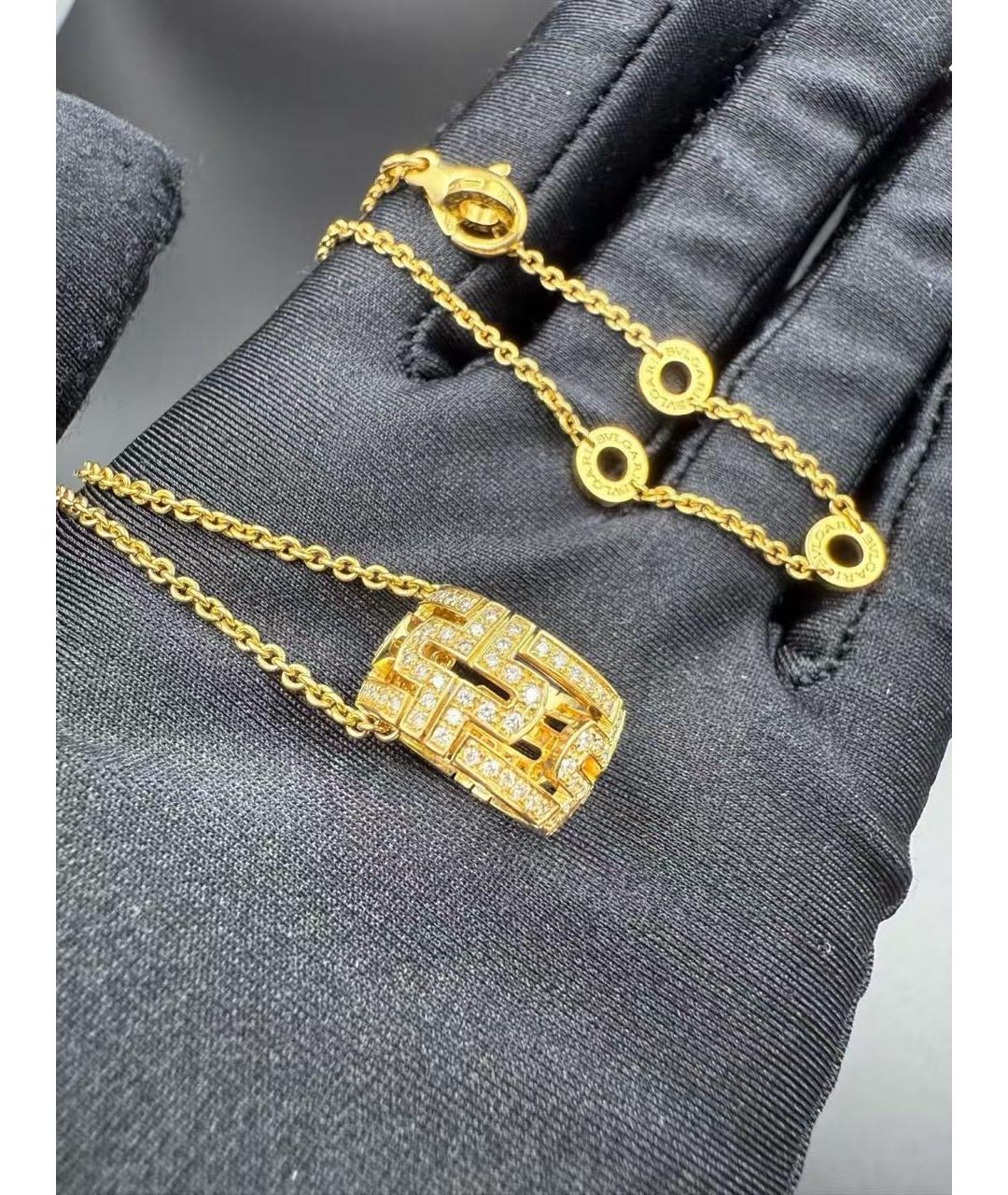 BVLGARI Золотое колье из желтого золота, фото 2