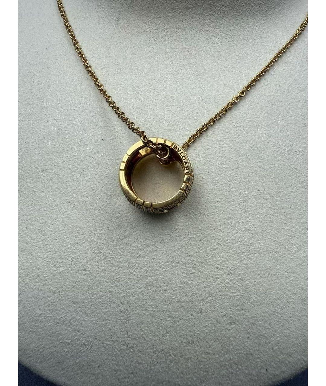 BVLGARI Золотое колье из желтого золота, фото 4