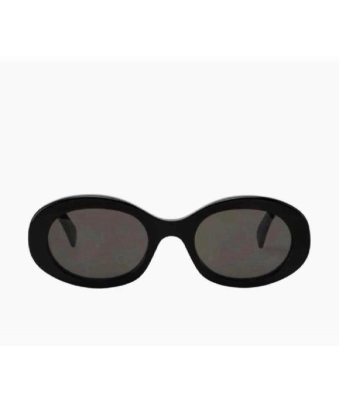 CELINE Черные пластиковые солнцезащитные очки, фото 3