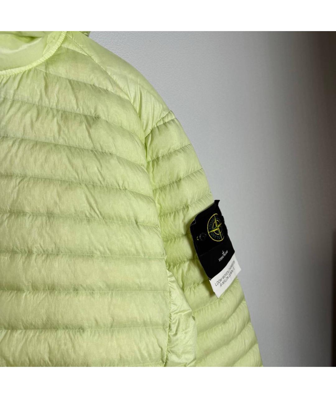STONE ISLAND Салатовая куртка, фото 2