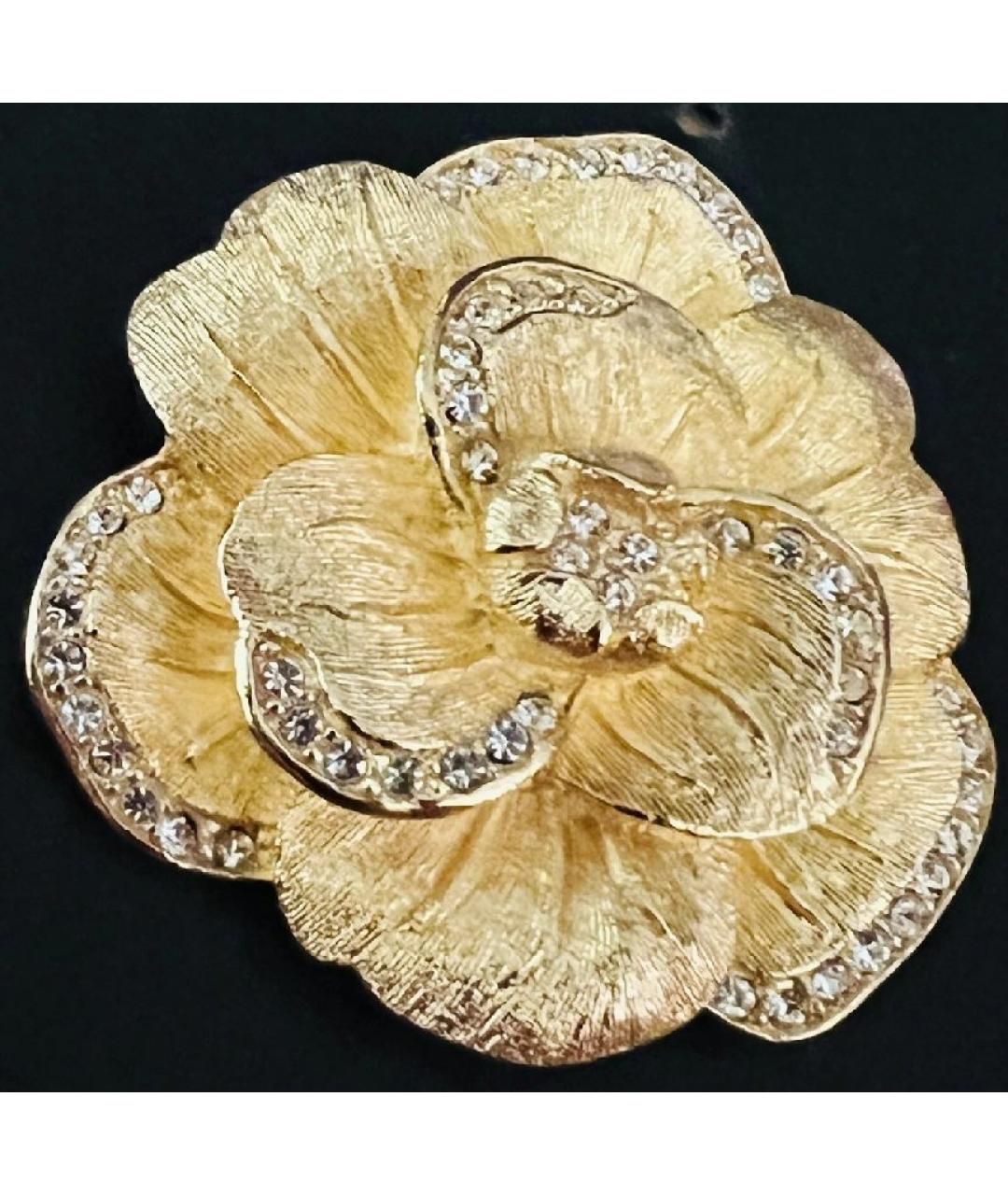 CHRISTIAN DIOR Золотая позолоченная булавка / брошь, фото 3