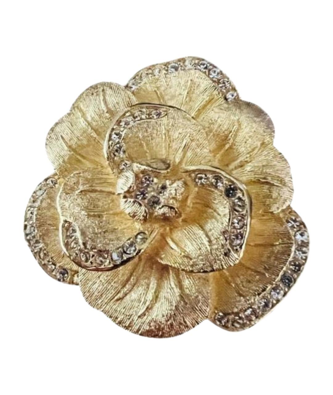 CHRISTIAN DIOR Золотая позолоченная булавка / брошь, фото 1