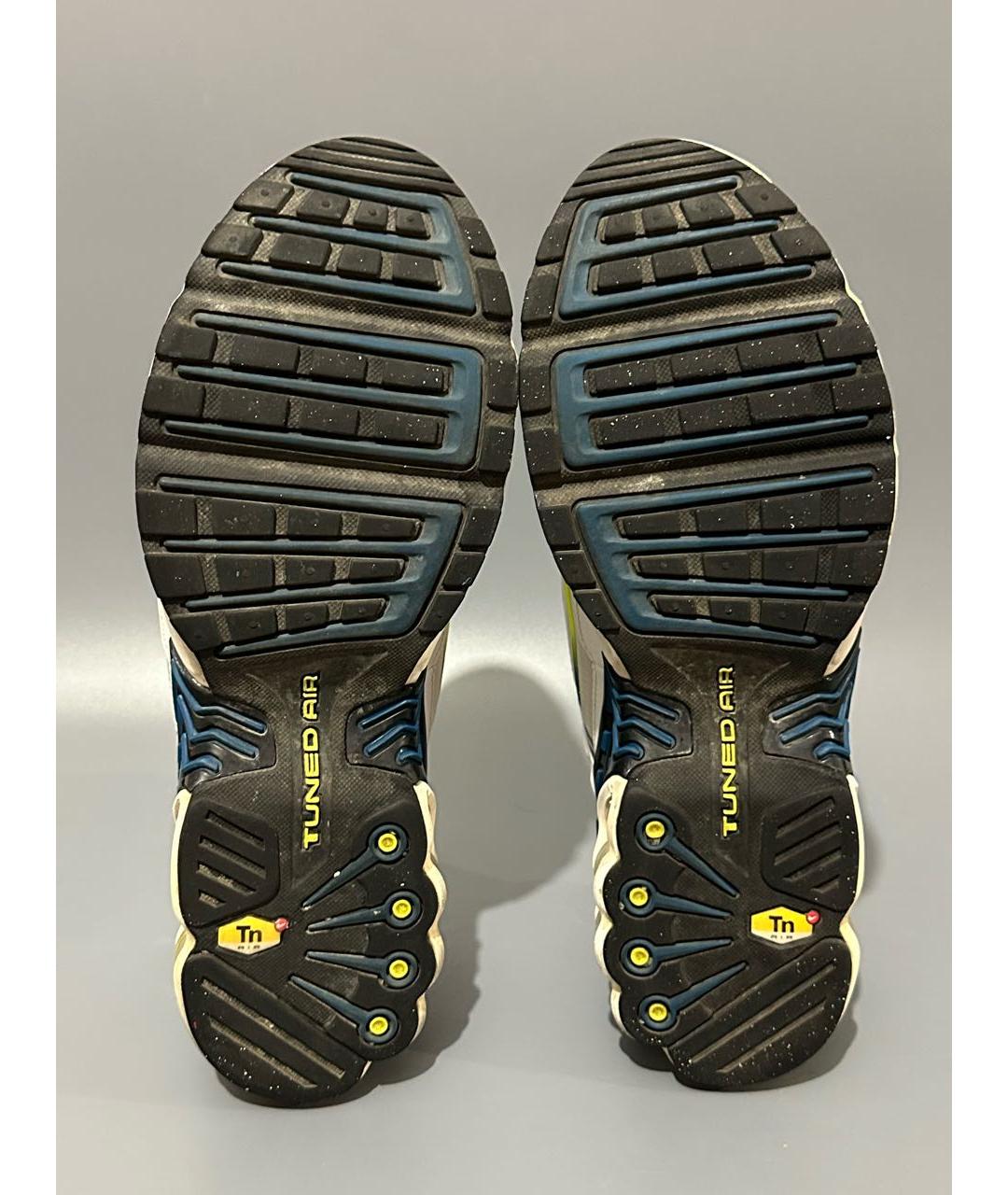 NIKE Белые синтетические низкие кроссовки / кеды, фото 8