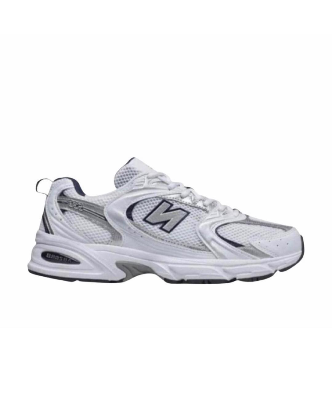 NEW BALANCE Белые текстильные кроссовки, фото 5