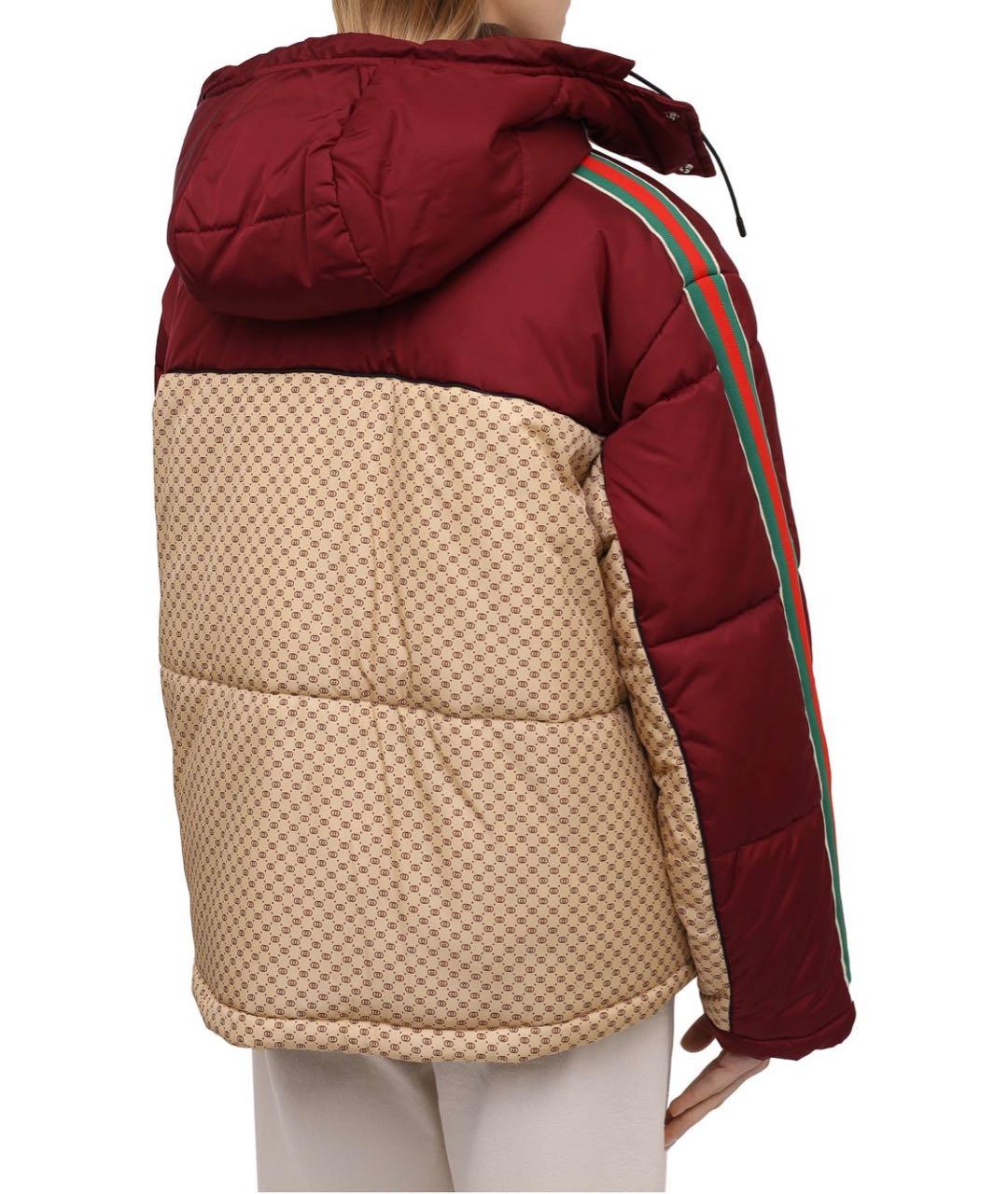 GUCCI Красная полиамидовая куртка, фото 2