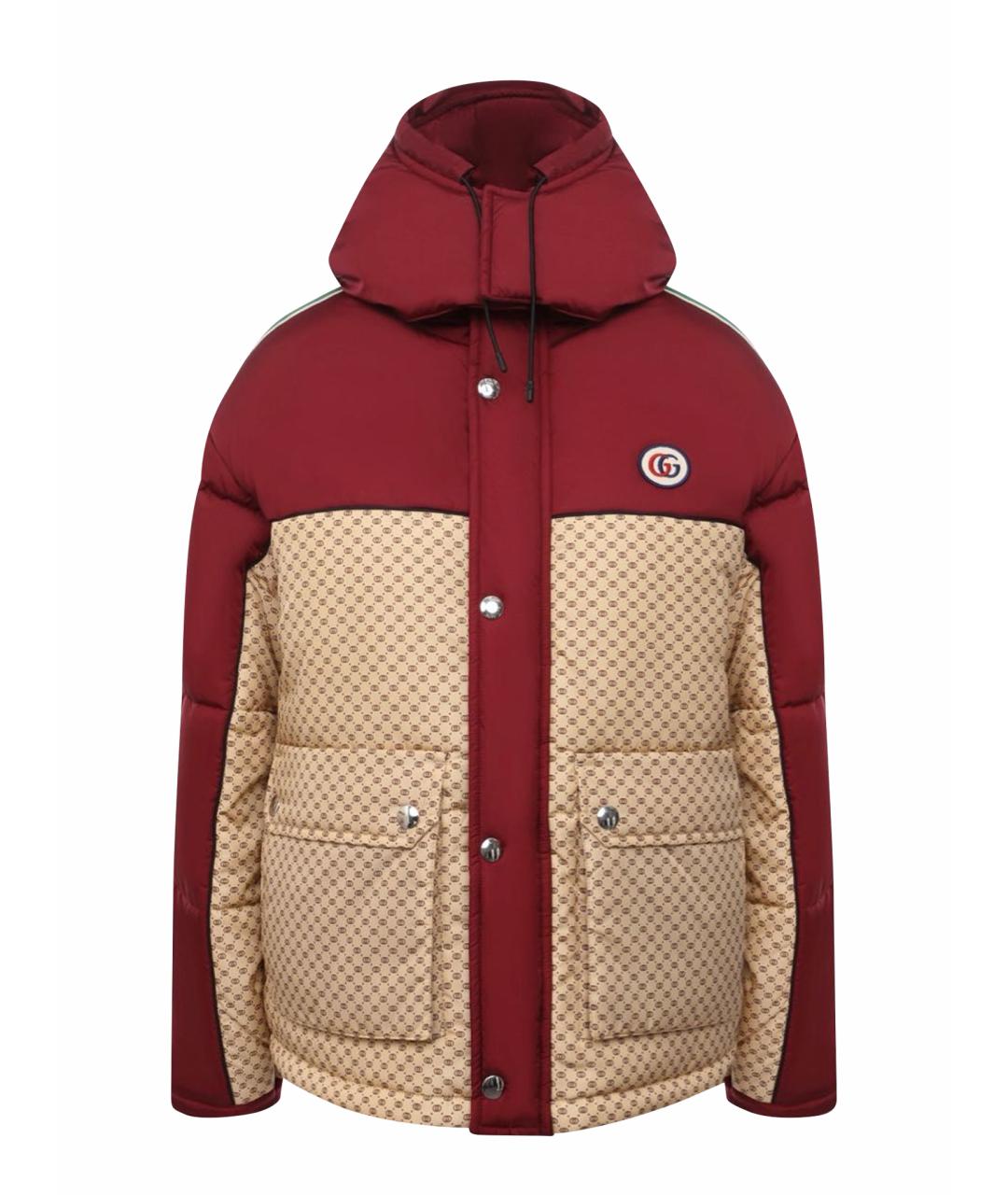 GUCCI Красная полиамидовая куртка, фото 1