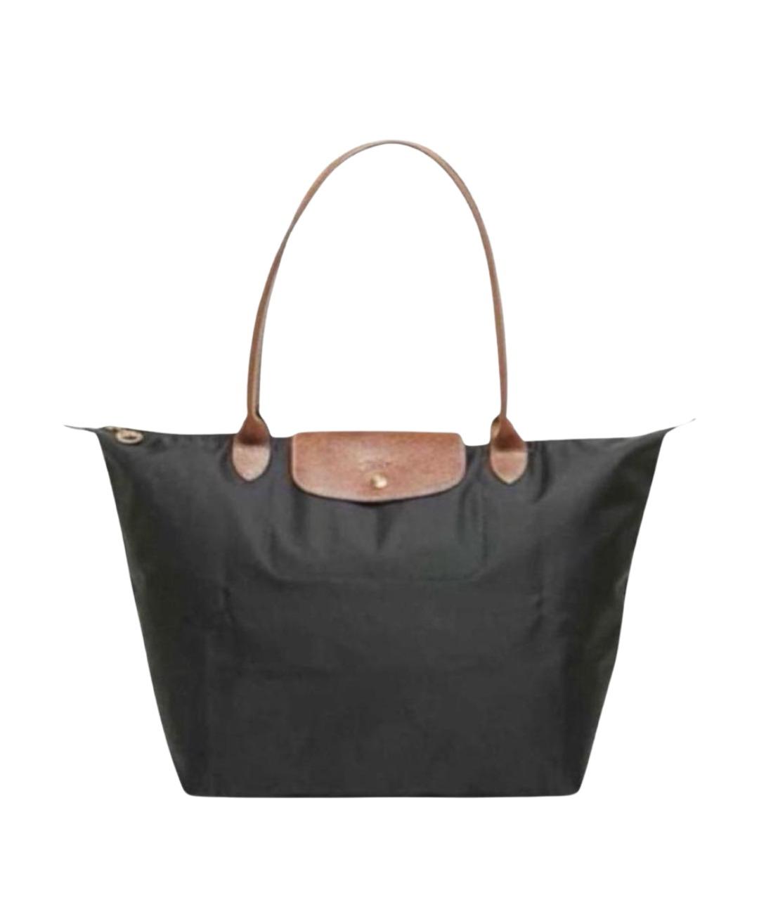 LONGCHAMP Черная сумка тоут, фото 1