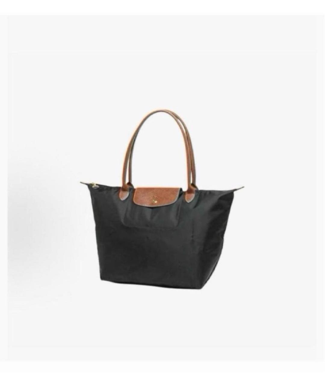 LONGCHAMP Черная сумка тоут, фото 2