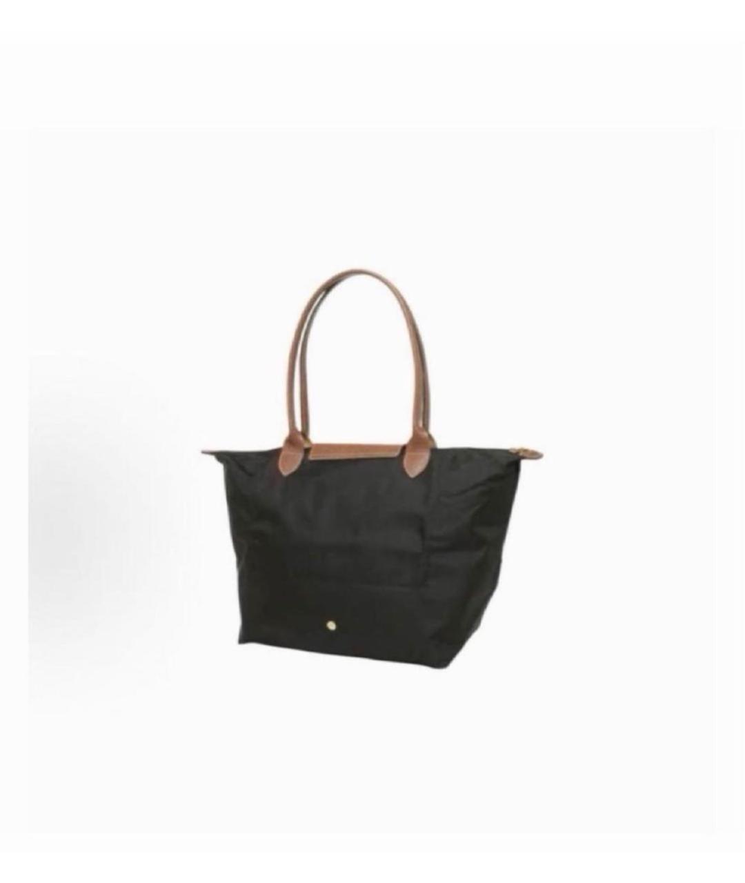 LONGCHAMP Черная сумка тоут, фото 3
