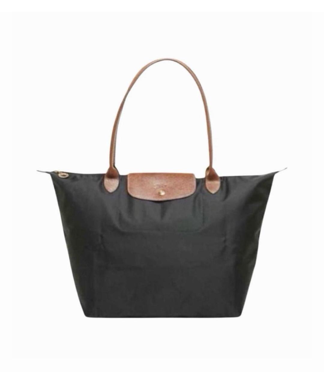 LONGCHAMP Черная сумка тоут, фото 4