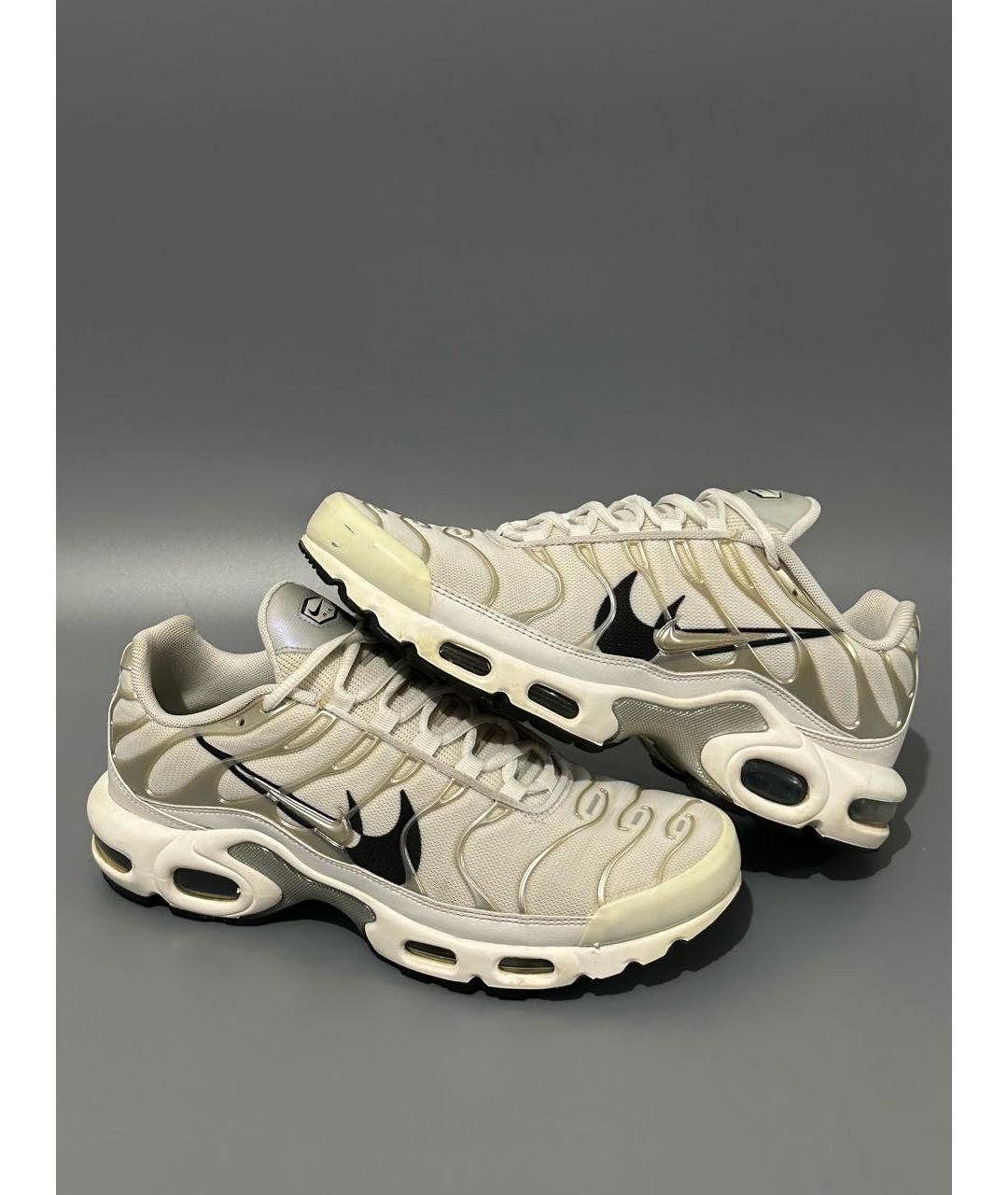 NIKE Белые синтетические низкие кроссовки / кеды, фото 6