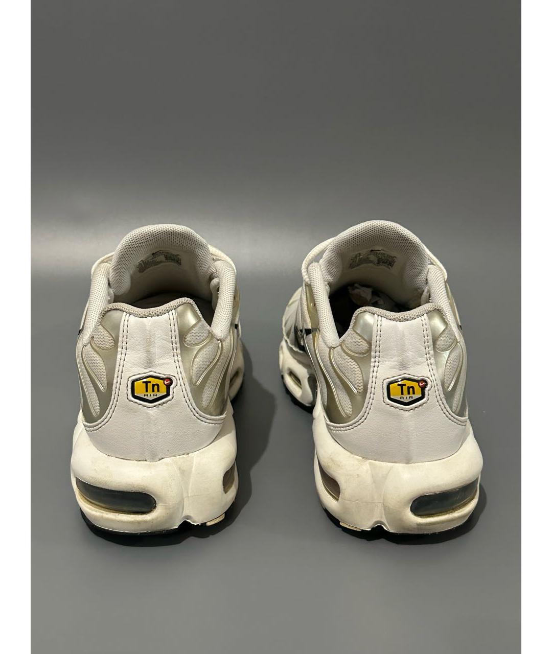 NIKE Белые синтетические низкие кроссовки / кеды, фото 4