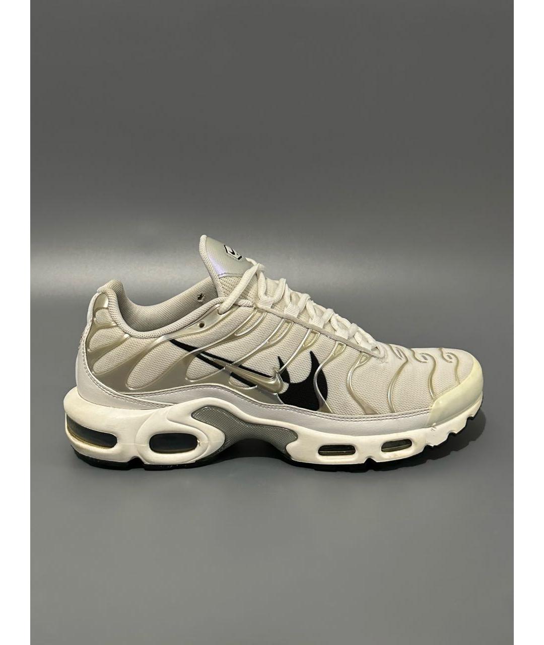 NIKE Белые синтетические низкие кроссовки / кеды, фото 9
