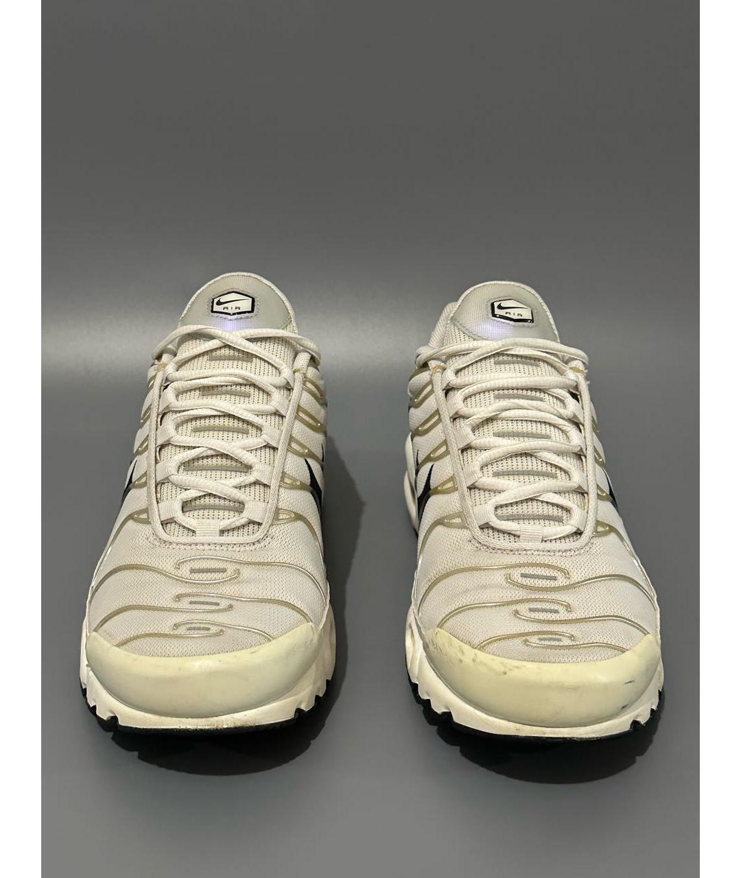 NIKE Белые синтетические низкие кроссовки / кеды, фото 2