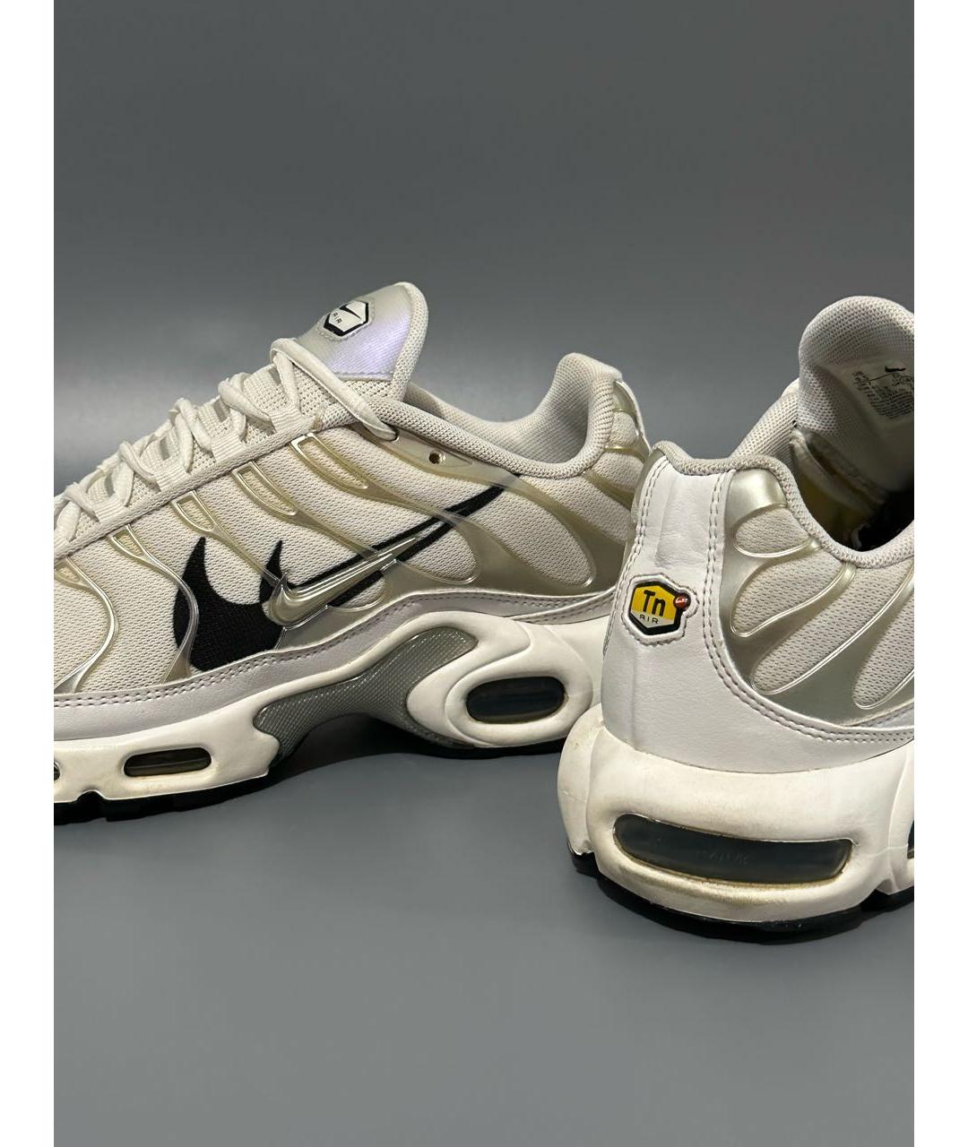 NIKE Белые синтетические низкие кроссовки / кеды, фото 8