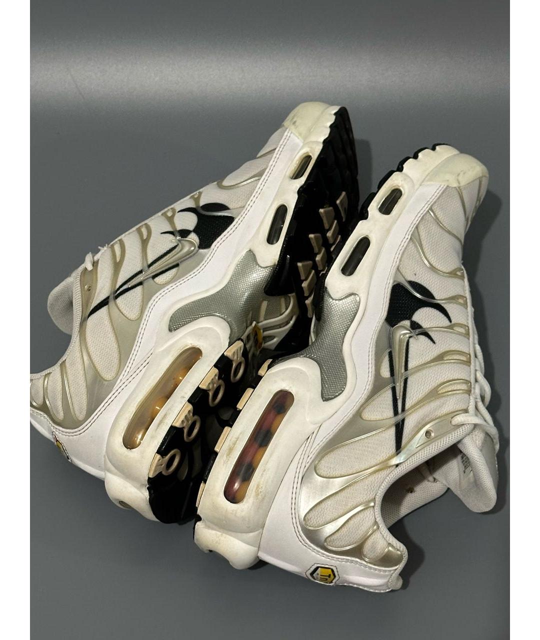 NIKE Белые синтетические низкие кроссовки / кеды, фото 7