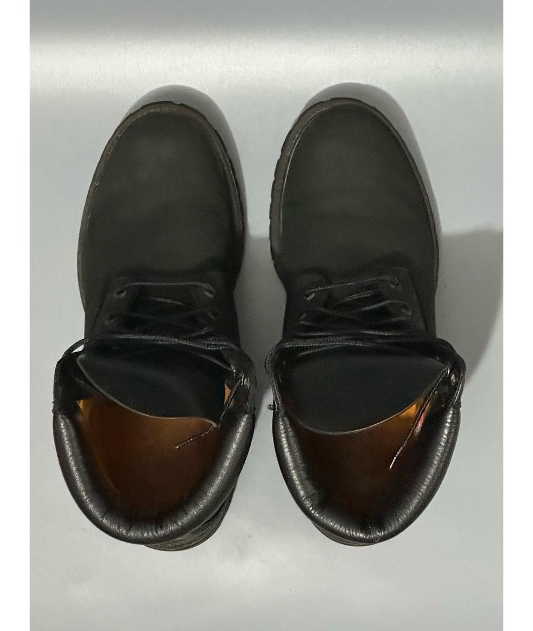 TIMBERLAND Черные нубуковые высокие ботинки, фото 3