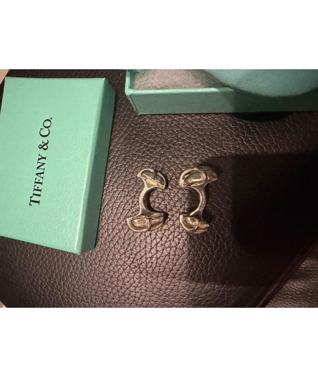 TIFFANY&CO Серебряные серебряные запонки, фото 5
