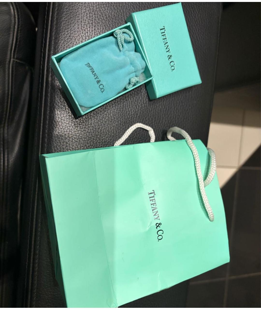 TIFFANY&CO Серебряные серебряные запонки, фото 7