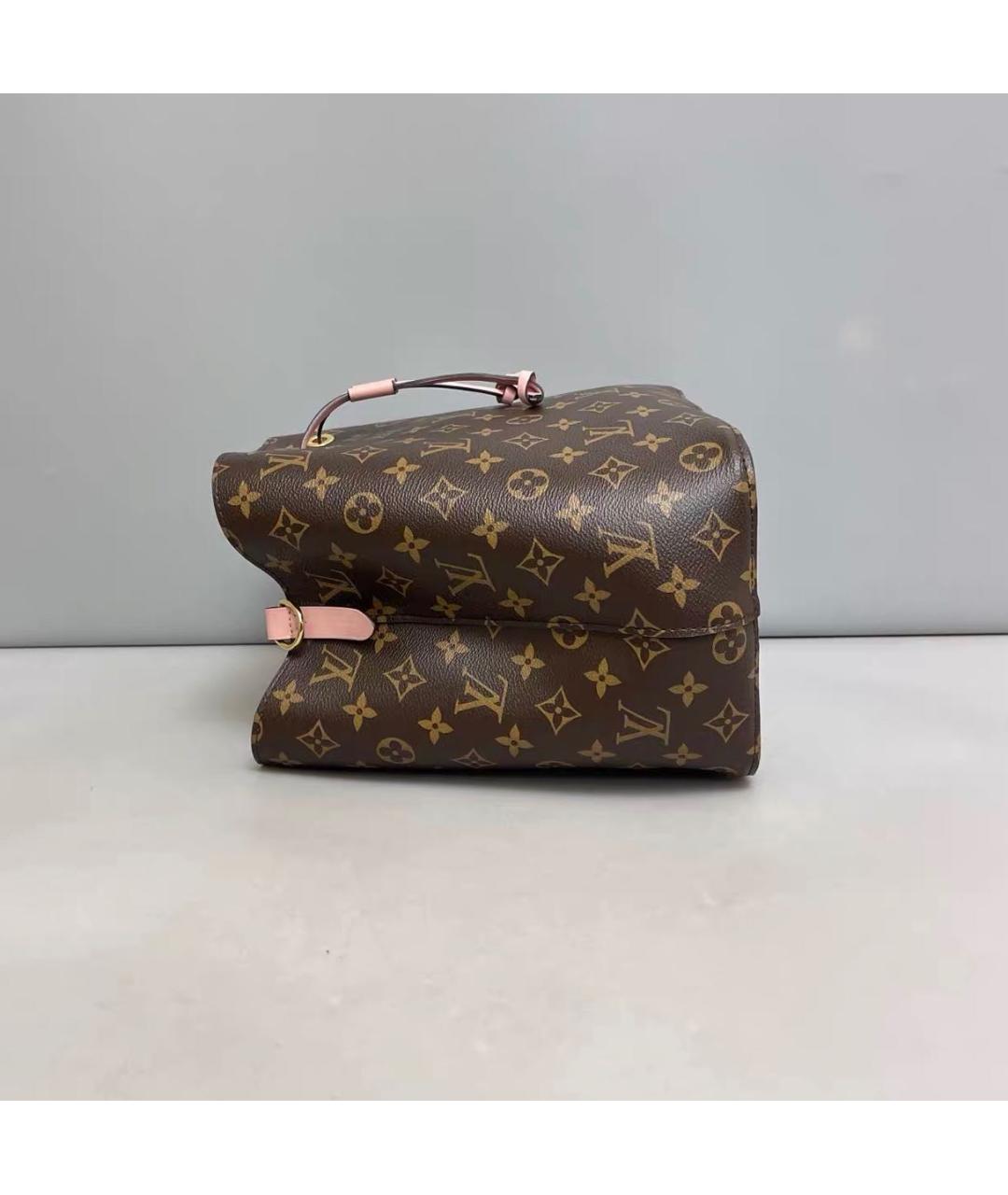 LOUIS VUITTON Розовая кожаная сумка тоут, фото 5