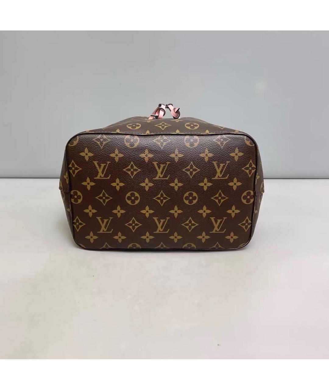 LOUIS VUITTON Розовая кожаная сумка тоут, фото 3