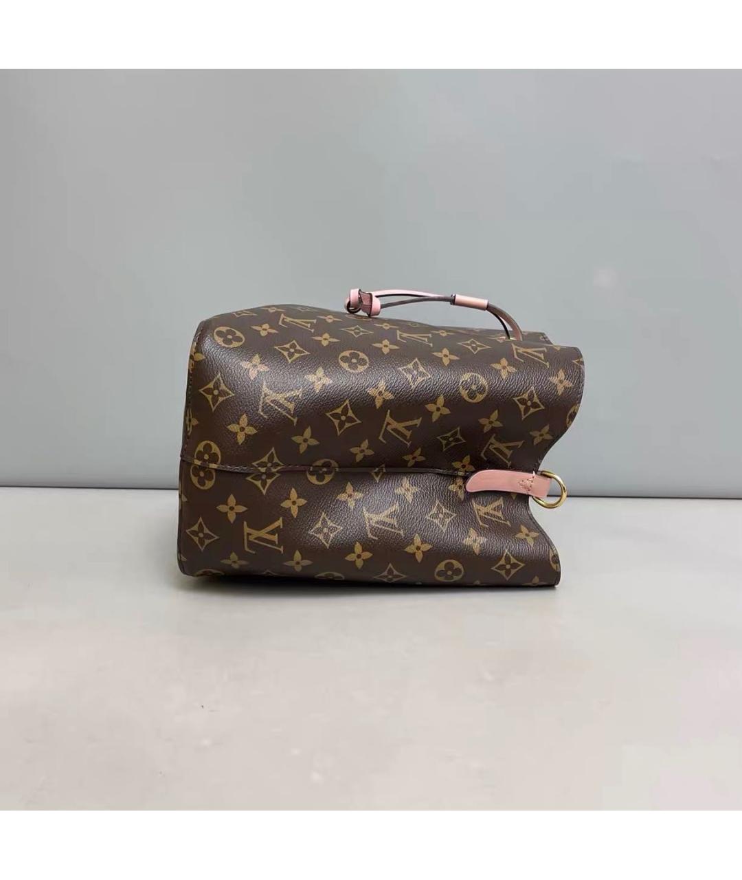 LOUIS VUITTON Розовая кожаная сумка тоут, фото 6