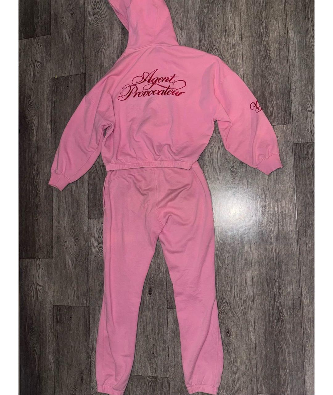 AGENT PROVOCATEUR Розовый хлопковый спортивные костюмы, фото 2