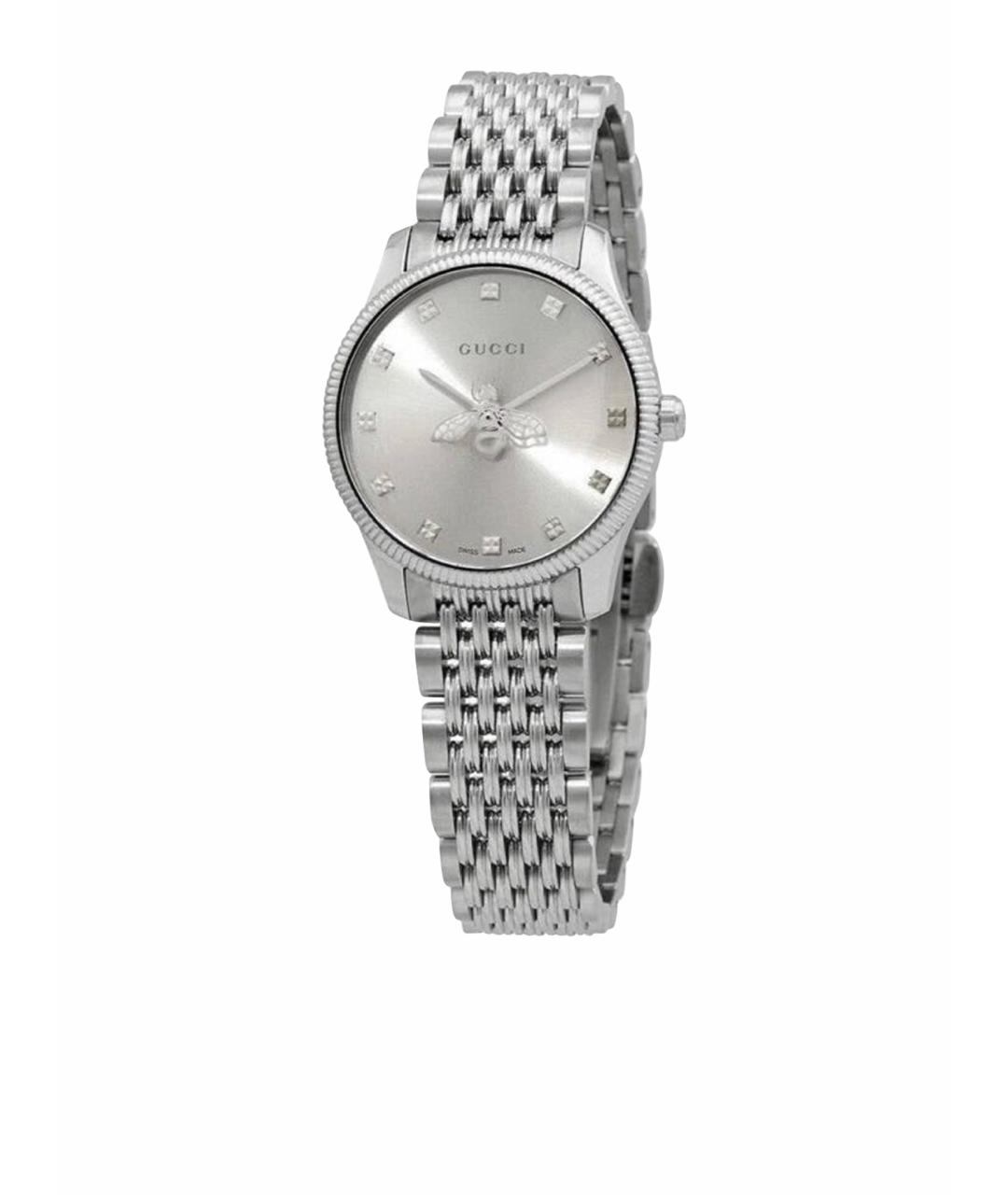 GUCCI Серебряные часы, фото 1