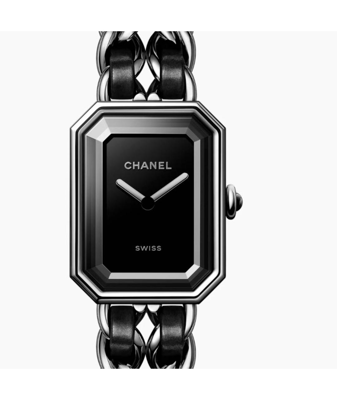 CHANEL Серебряные кожаные часы, фото 2