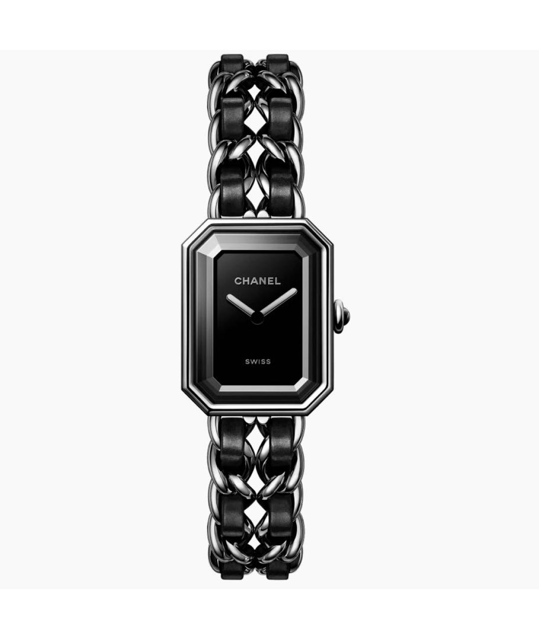 CHANEL Серебряные кожаные часы, фото 3