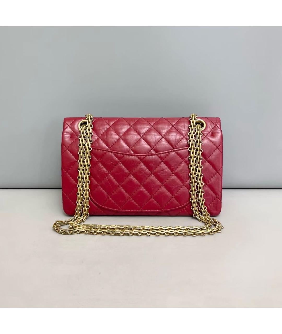 CHANEL Красная кожаная сумка тоут, фото 2